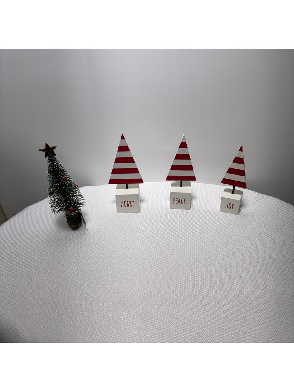 Hobby Lobby Red and White Holiday Decor Set